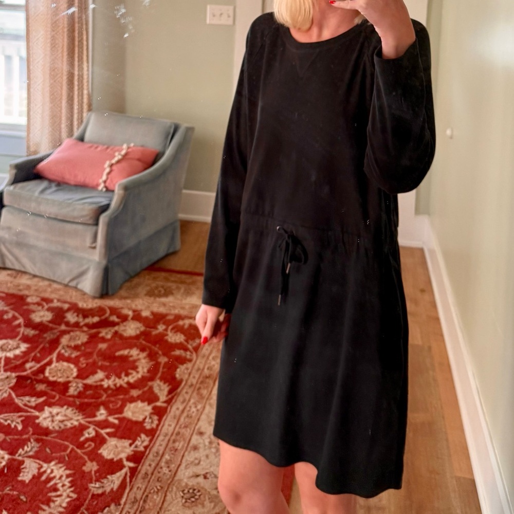 Athletic waste tie dress